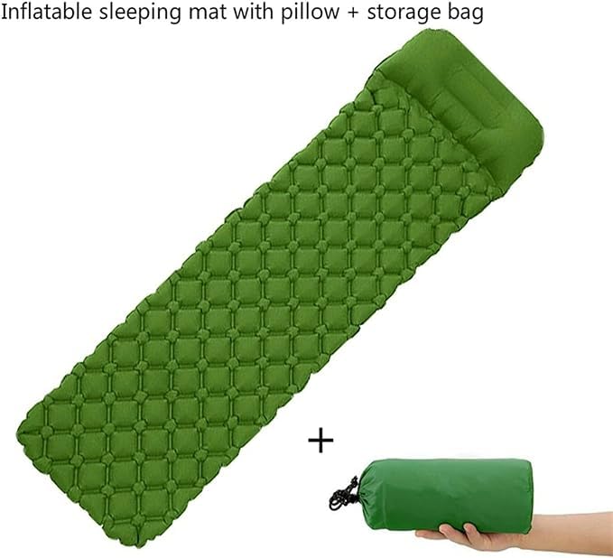 Camp Master Inflatable Mat, Green