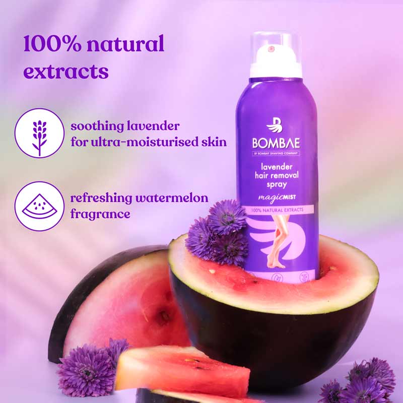 Bombae Shaving Company Hair Removal Spray | Lavender - 200g