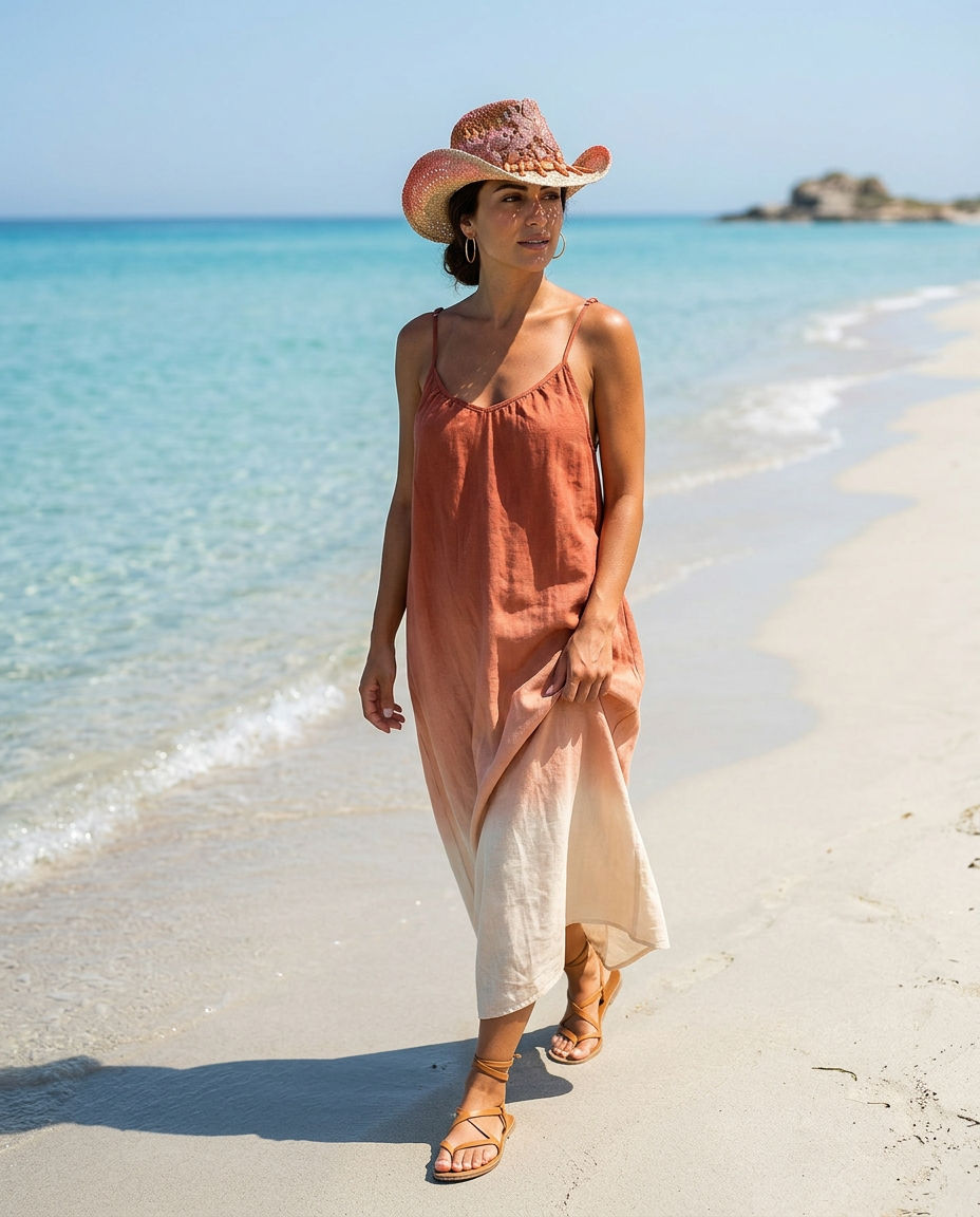 By Carmenzo Desert Rose Hat