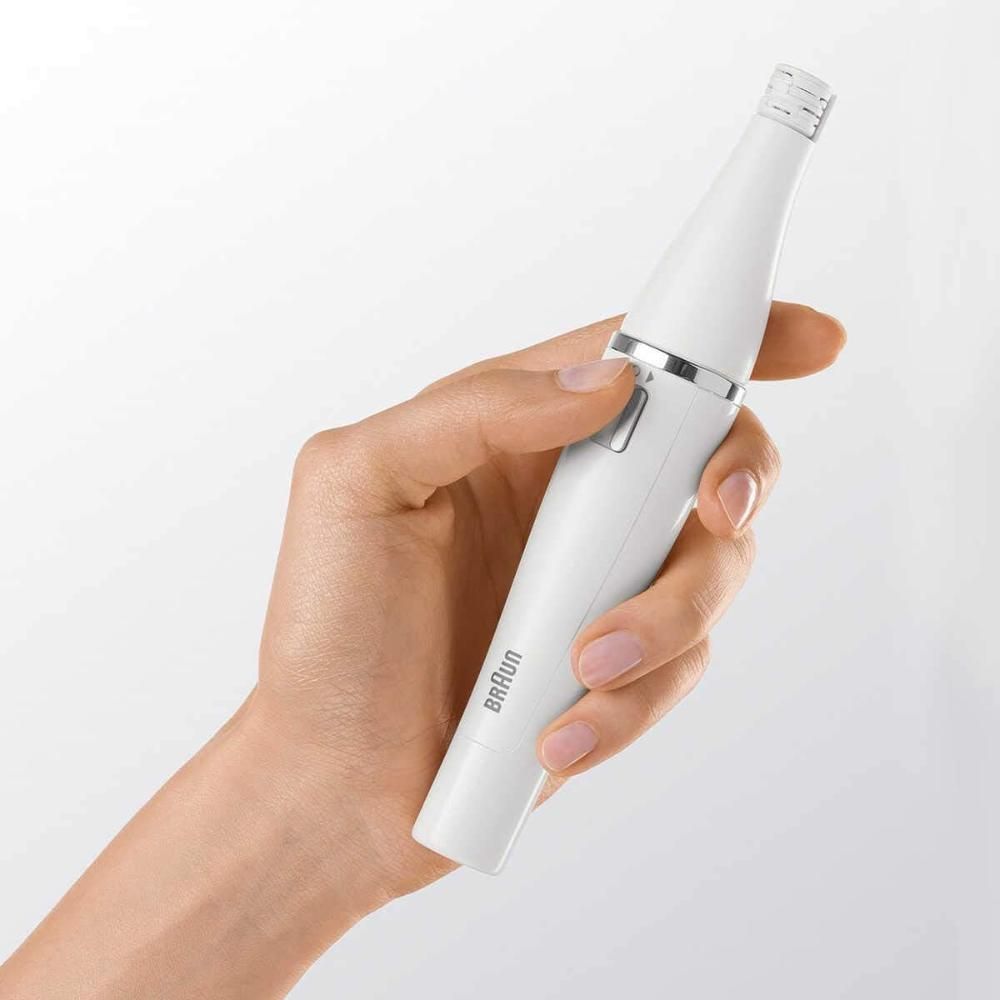 Braun Face 810 Facial Epilator And Cleaning Brush System, White