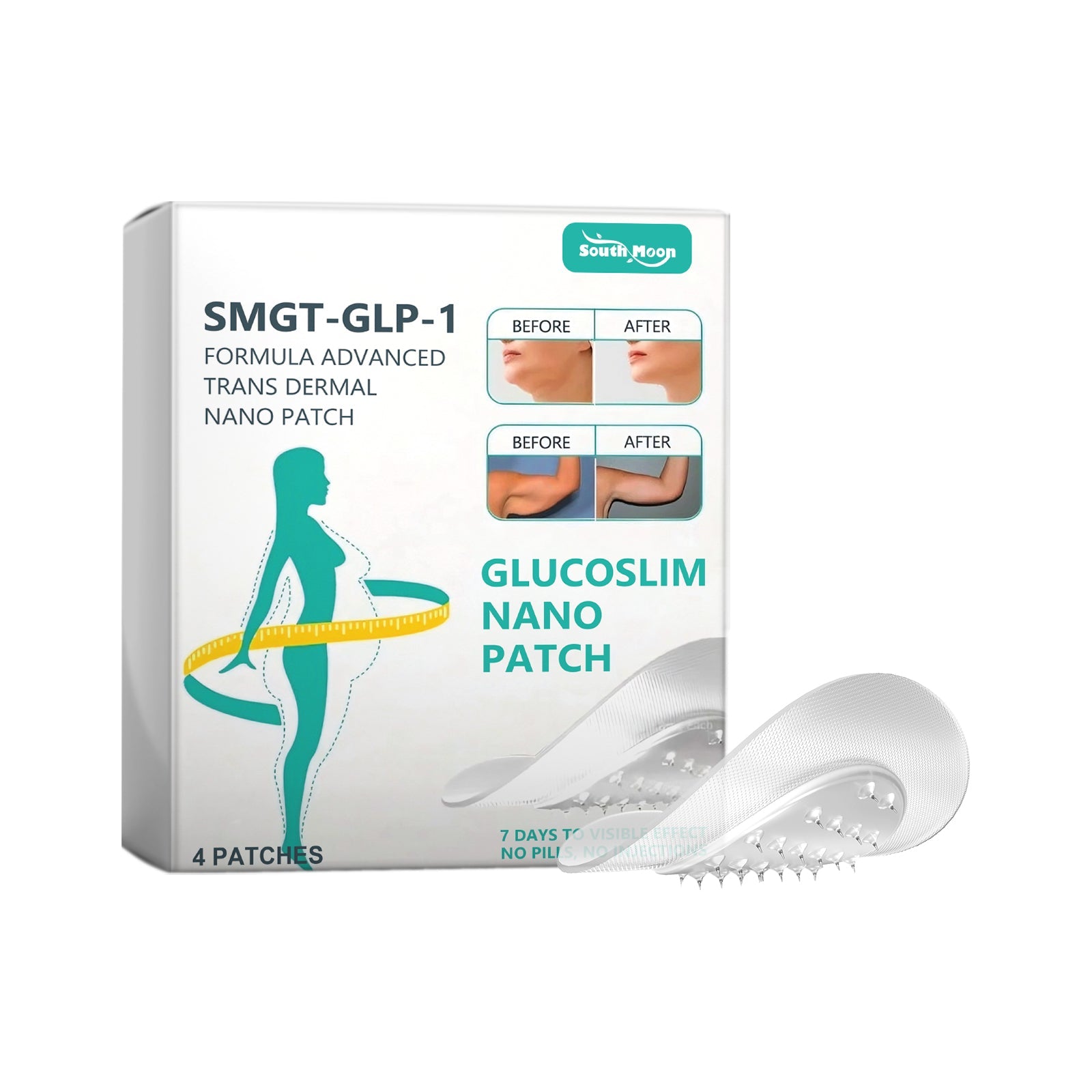 Body Care Patch for Fat Loss, Slimming, Microcirculation, Skin Nourishment ,4 patches