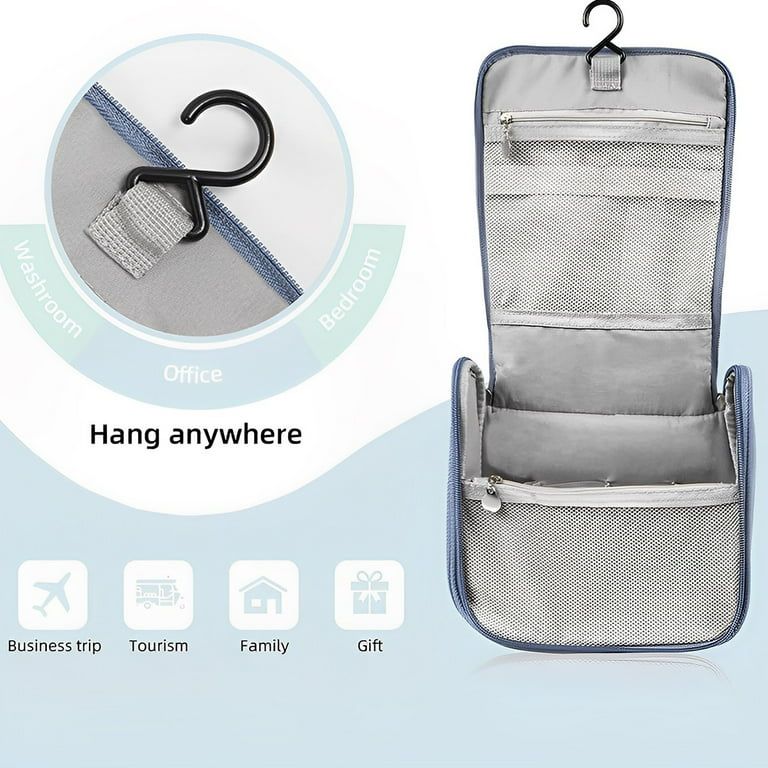 Beaba Hanging Toiletry Pouch With 9 Accessories Green blue