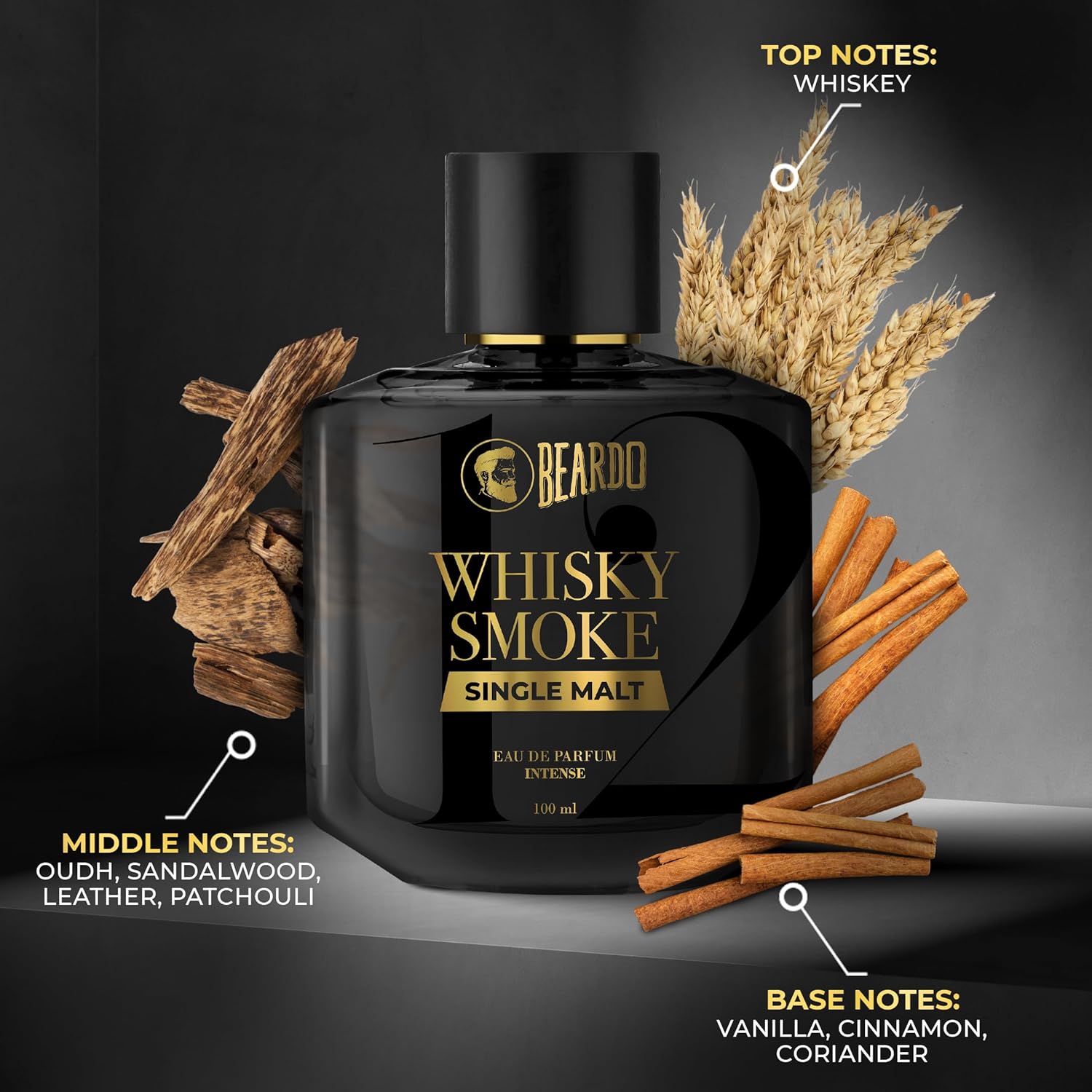 Beardo Whisky Smoke Single Malt EDP 100ml