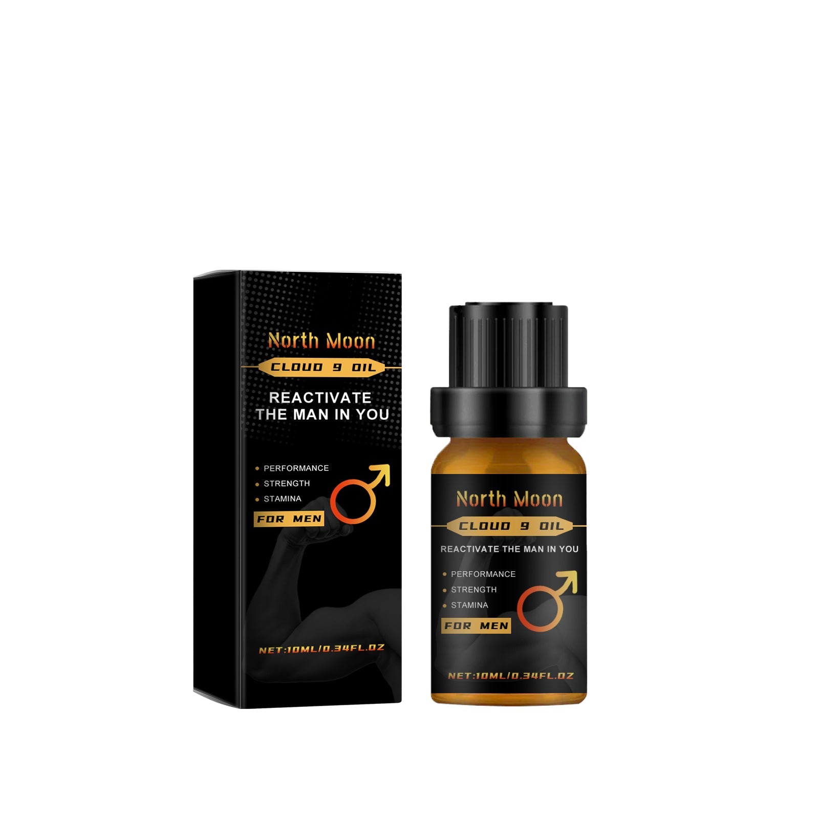 Cloud 9 Oil Men's Body Care, Moisturizing, Stress Relief, Enhance Performance ,10ml/box