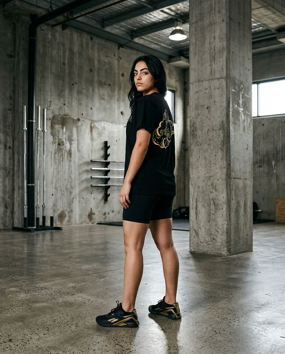 RSPR BLACK UNISEX T-SHIRT No. 19 (RSPR PRINT)