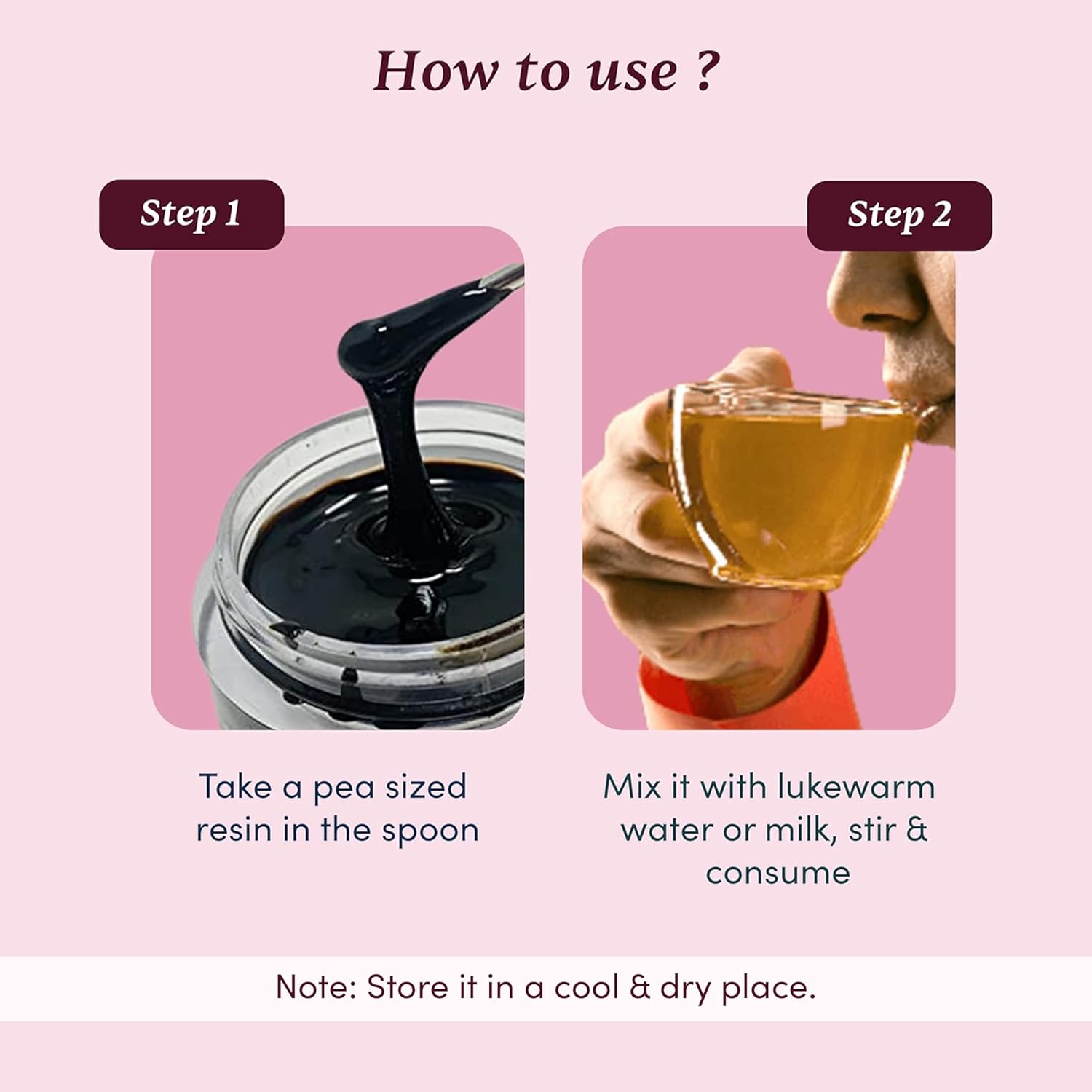 Man Matters 100٪ راتنج شلاجيت الهيمالايا النقي للرجال 20 جرام | يعزز المناعة والقوة | بدون مواد حافظة مضافة | 100٪ نباتي