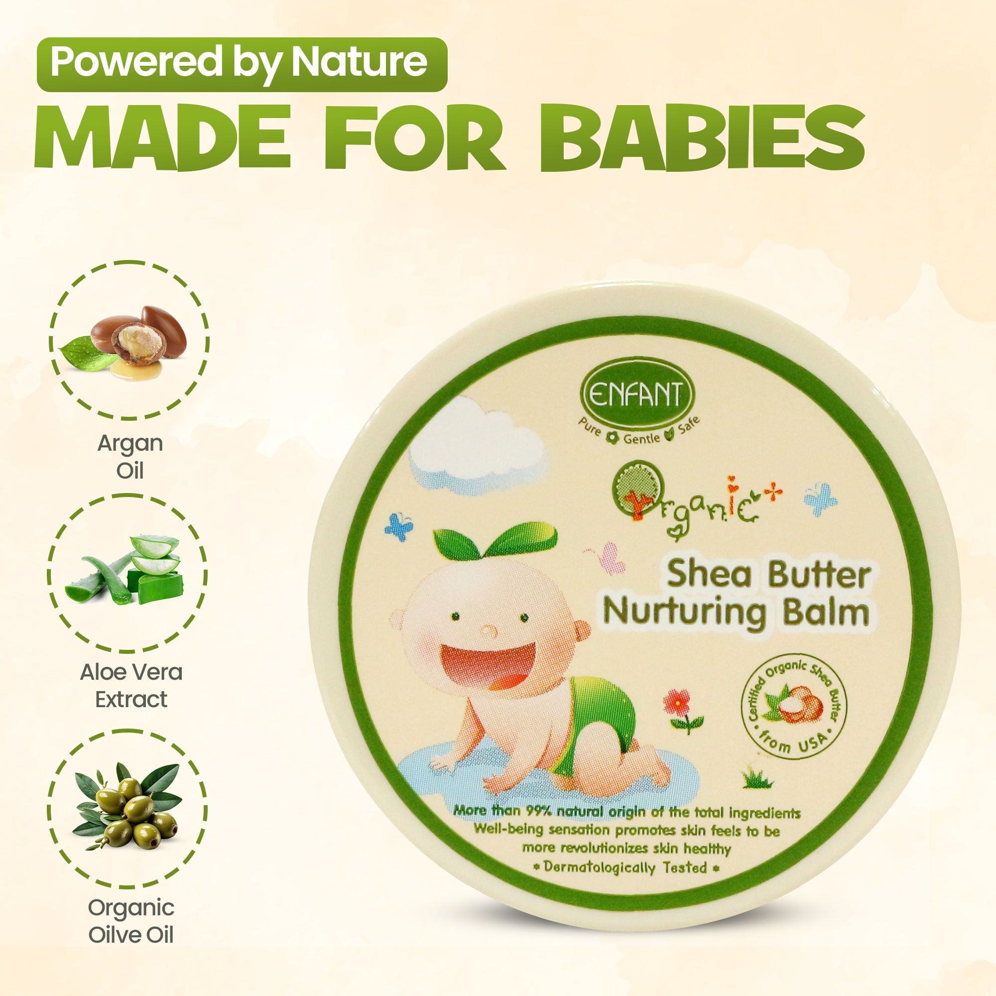 Diaper Shea Butter  Nurturing Baby Balm