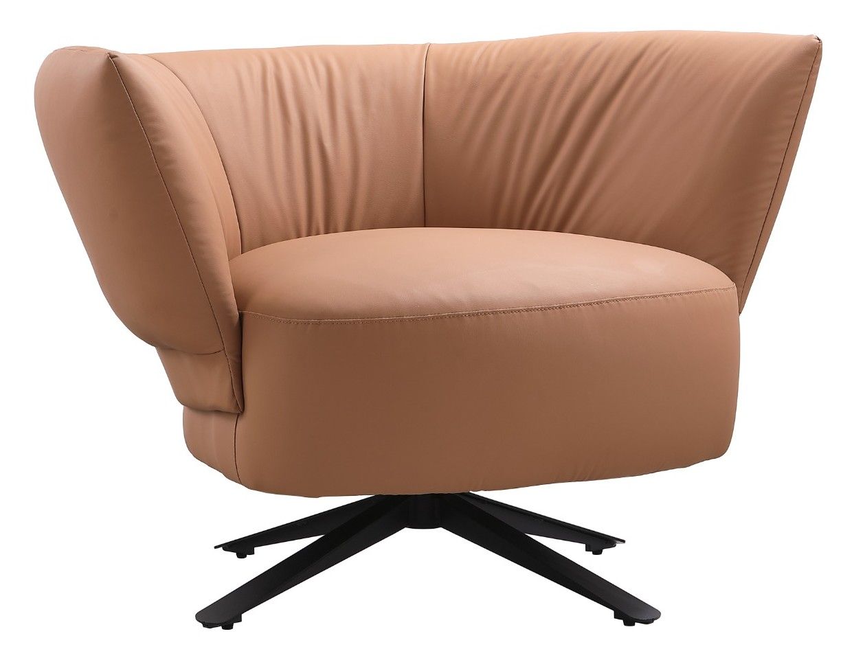 Orange Swivel Lounge Chair #EC-368