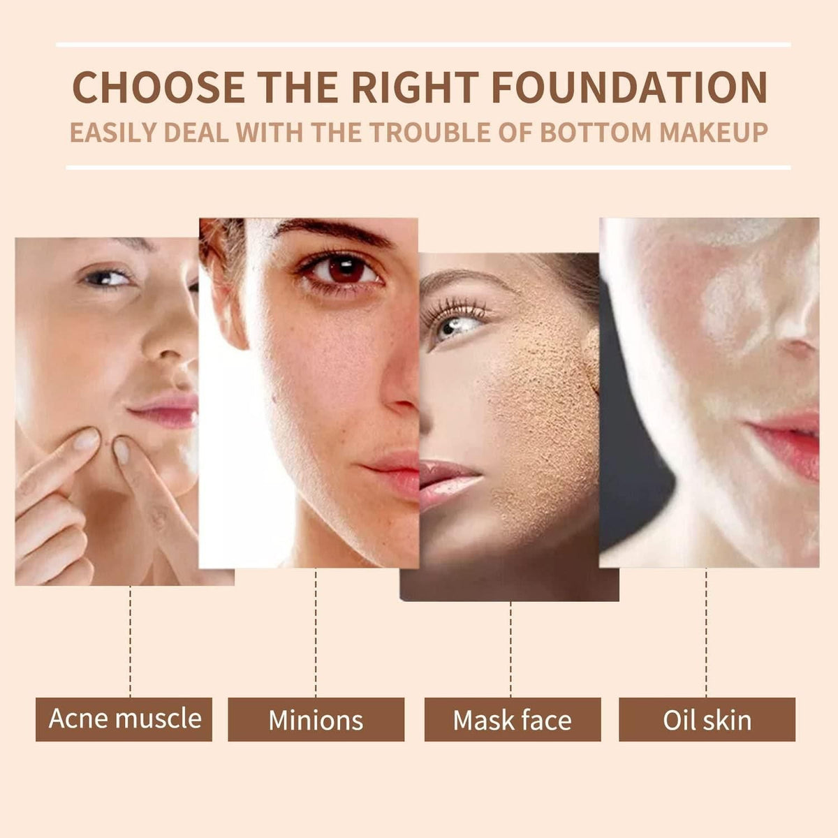 Air Cushion CC Cream Concealer Mushroom Head Brush Makeup Foundation Moisture