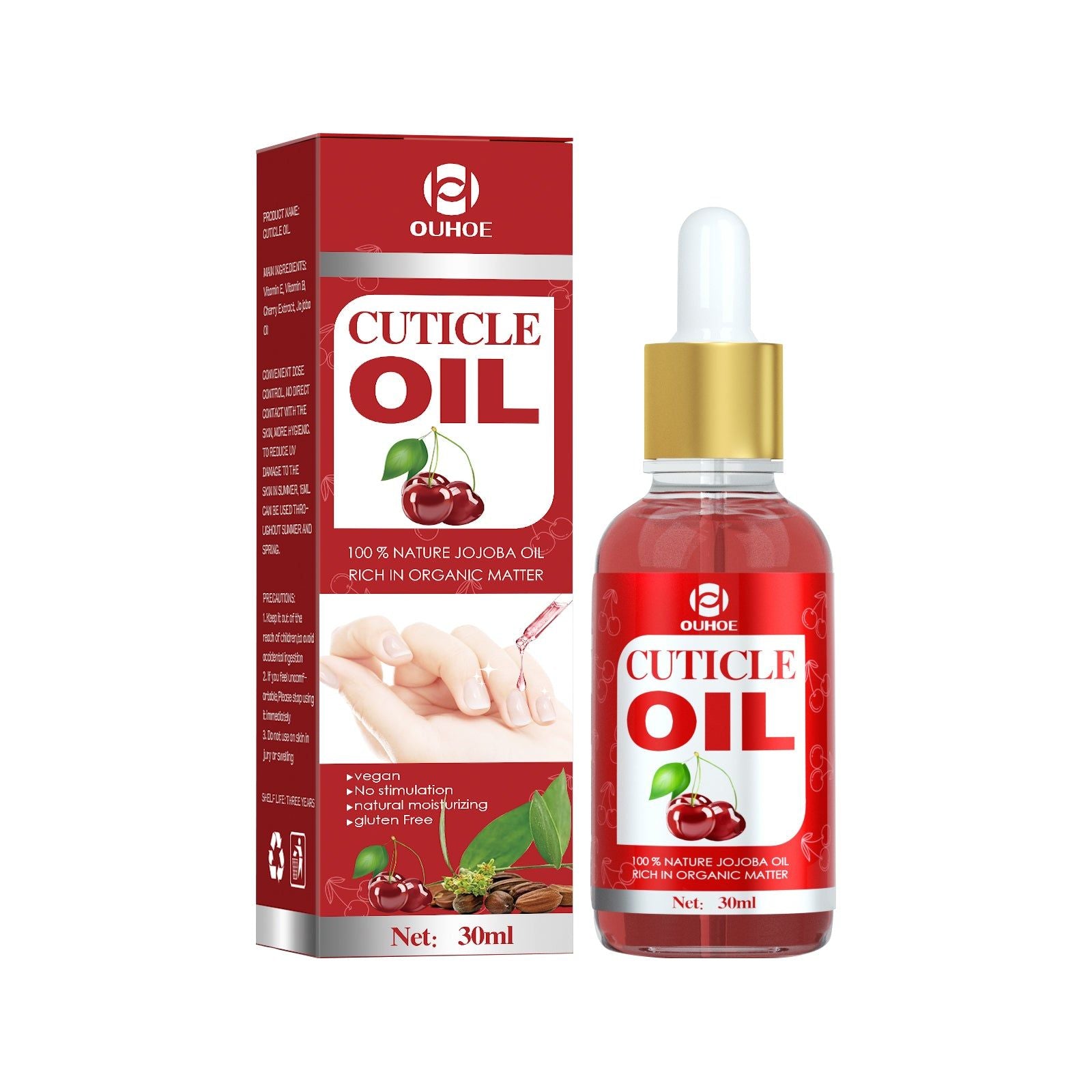 Cuticle Oil for Nail Repair, Moisturize, Strengthen, Exfoliate, Nourish ,30ml