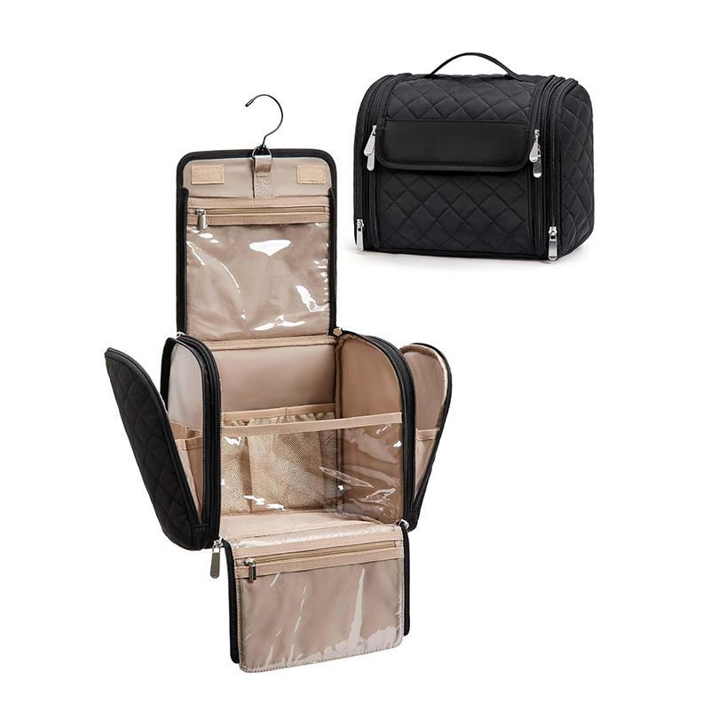 Makeup Bag Large Capacity Portable Organizer Travel Case for Toiletries Cosmetics
