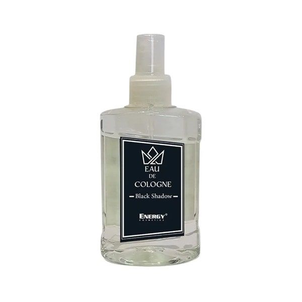 Energy Cosmetics Eau De Cologne, Black Shadow, 250ml
