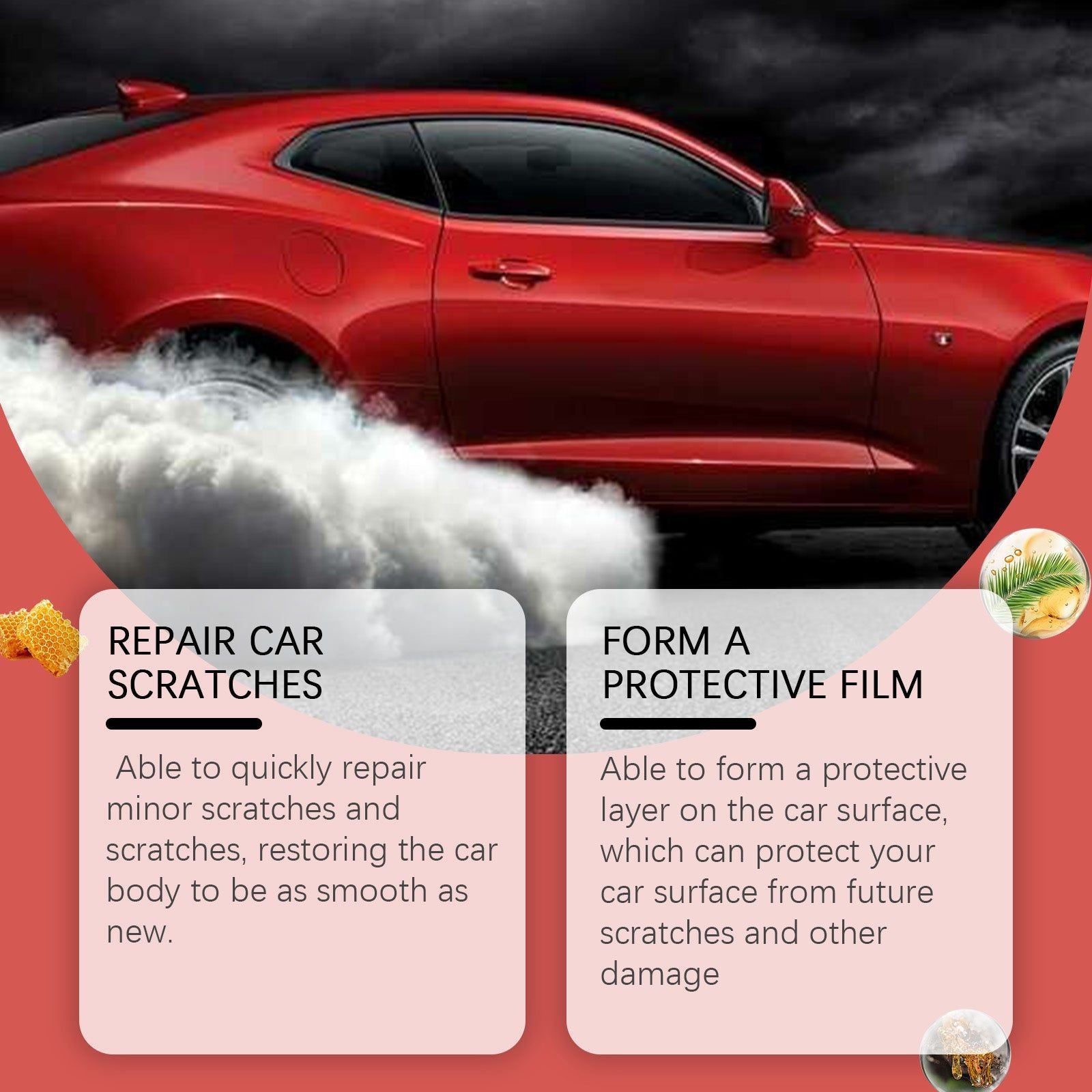 Car Scratch Repair Wax, Car Care, Quick Scratch Fix, Paint Polishing, Protective Finish ,1set