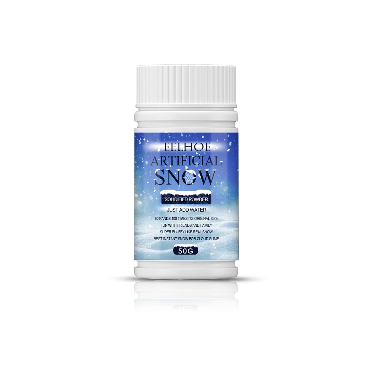 Create Magical Winter Scenes with Quick Snow Dry Plastic Snowflakes for Festive Decor ,50g