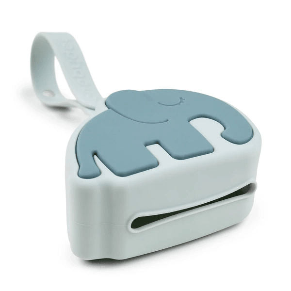 Done By Deer Silicone Pacifier Pouch Elphee Blue