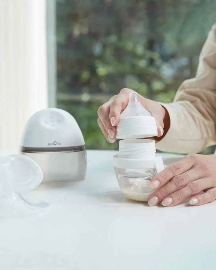 Spectra® Breast Shield Set for Spectra® Wearable Electric Breast Pump White/Transparent