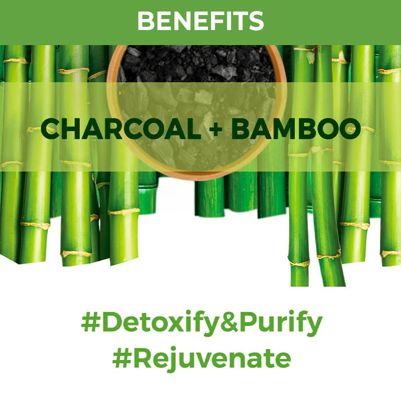 قناع الوجه NYKAA Skin Secrets بالفحم والخيزران