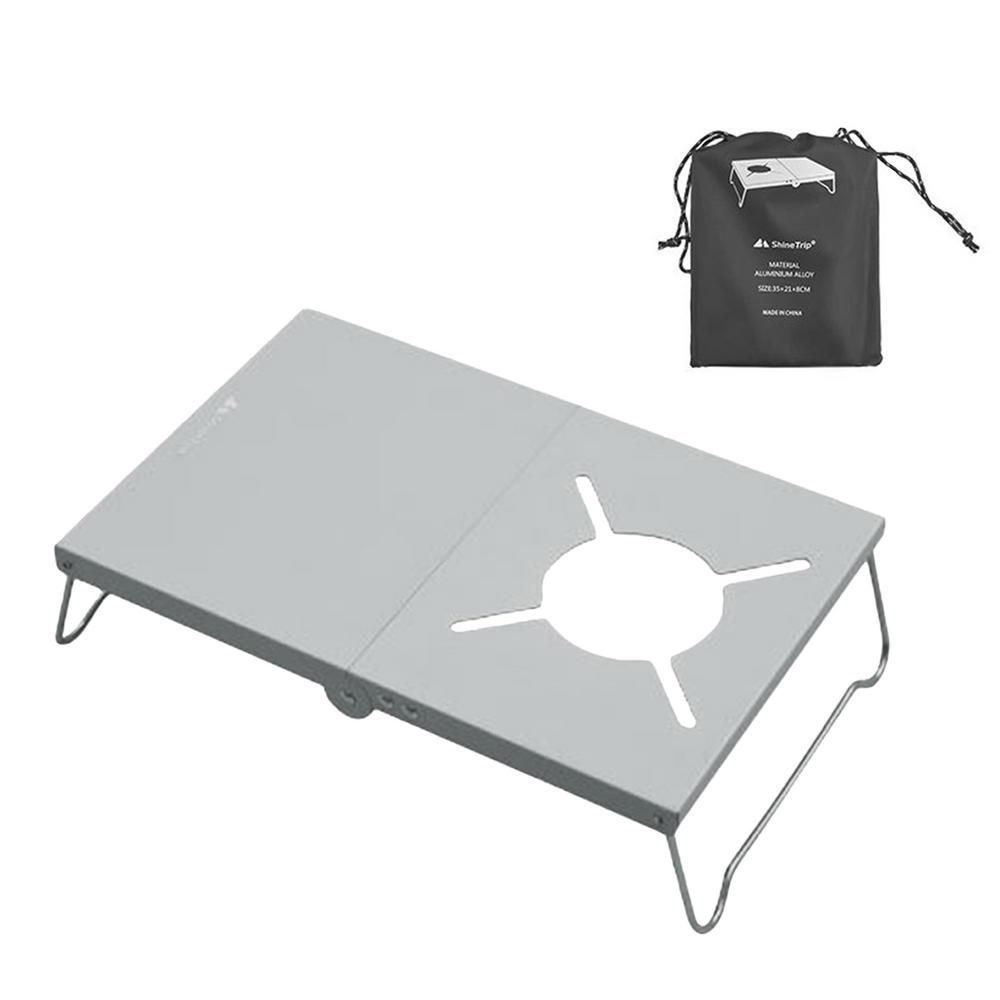 Folding Camping Table Portable Gas Stove Stand Outdoor Mini Picnic Desk For Fishing Hiking