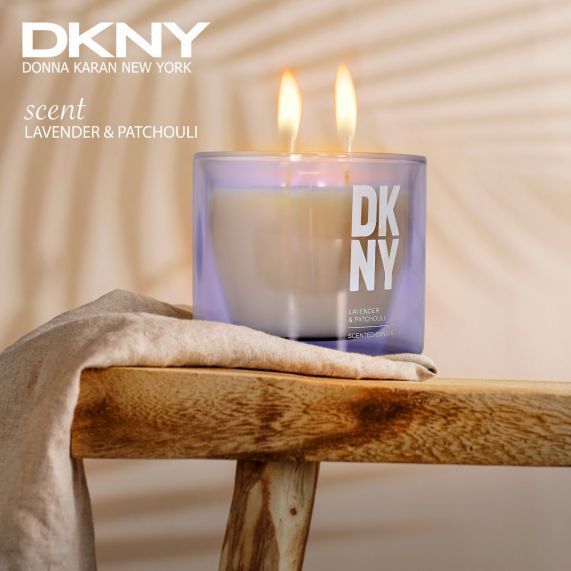 Lavender & Patchouli Scented Candle With 2 Wicks 12oz