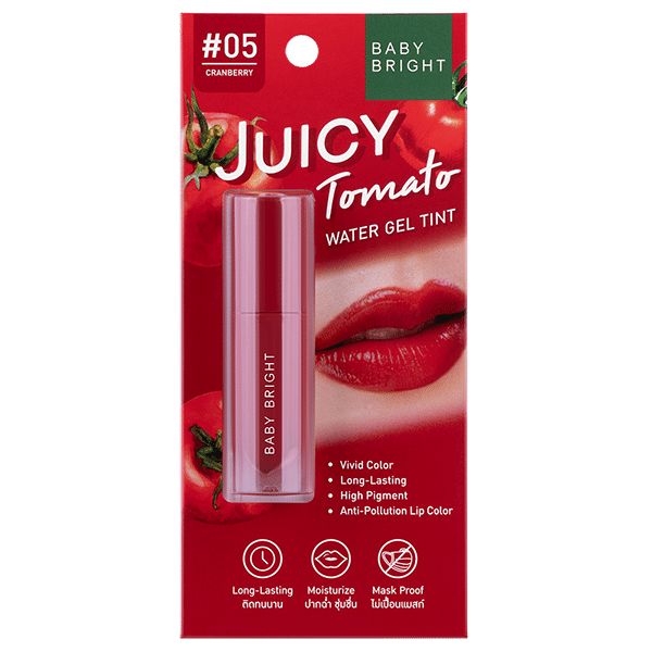JUICY TOMATO WATER GEL TINT 2.5G BABY BRIGHT (M) #05 CRANBERRY