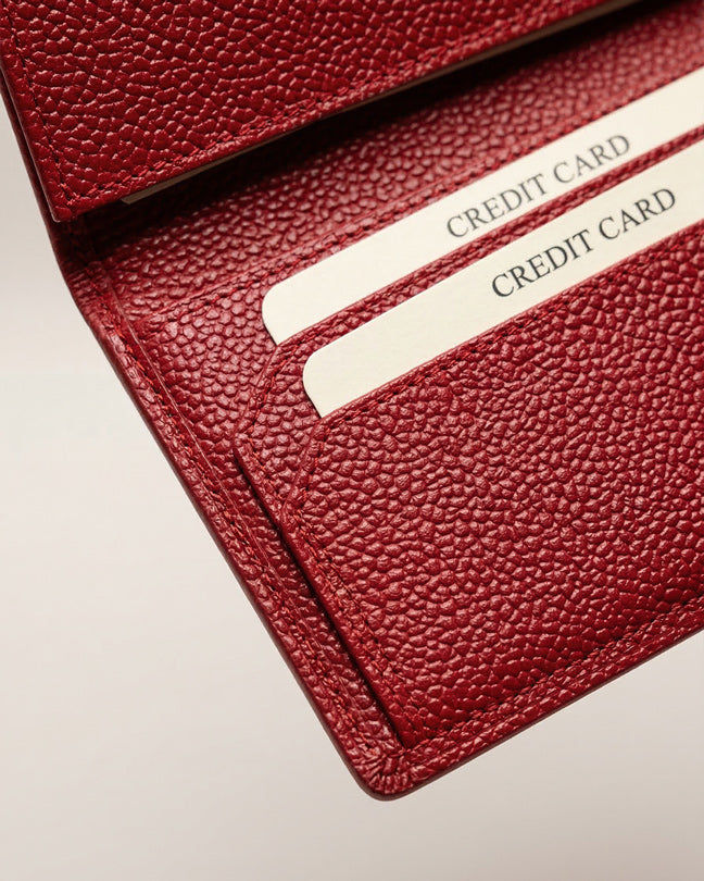 CLAREA Slim Leather Card Holder 11.8x8 cm