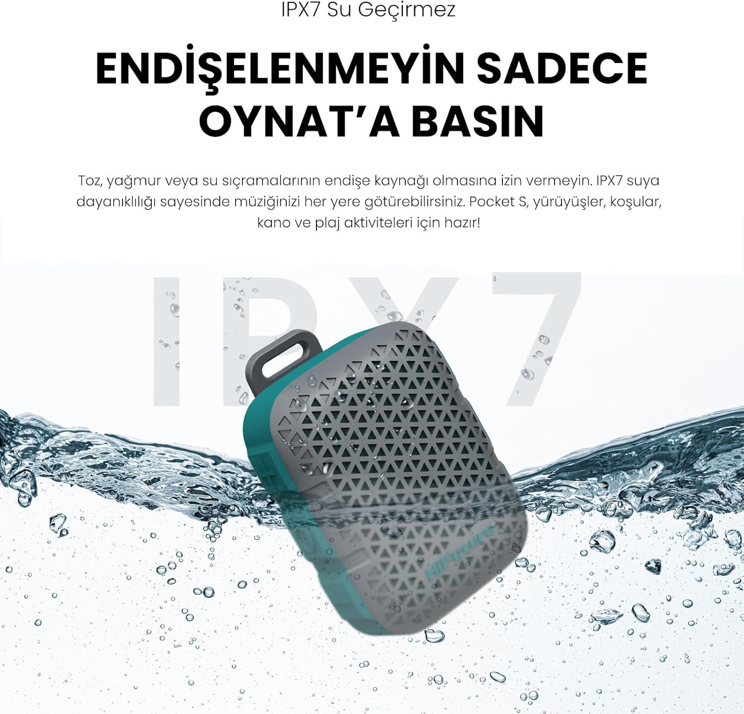 Hifuture Pocket-S Mini Portable & Wearable Bluetooth Speaker