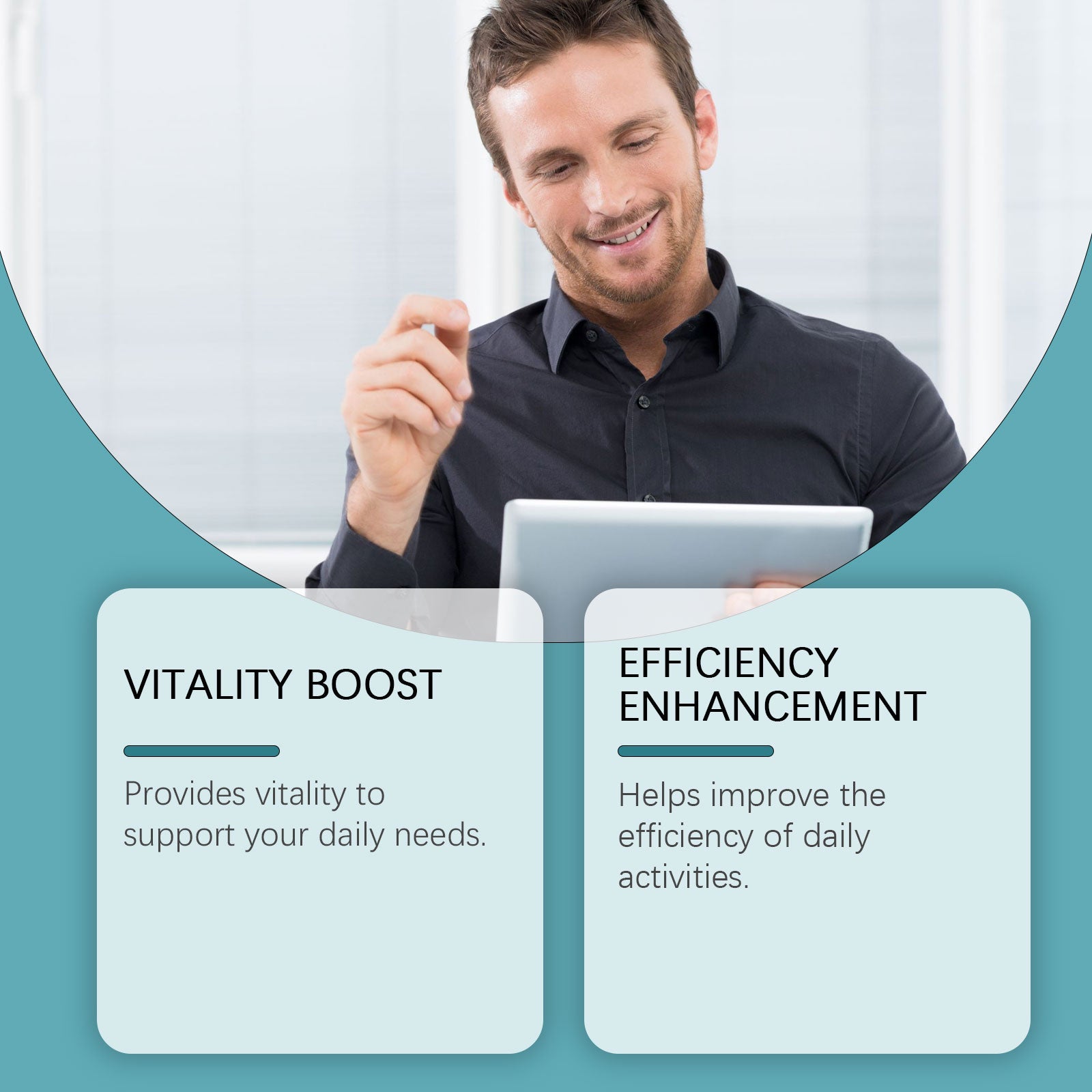 Diamond Vigo Body Care Supplement, Boost Energy, Support Vitality, Men's Health ,12tablets
