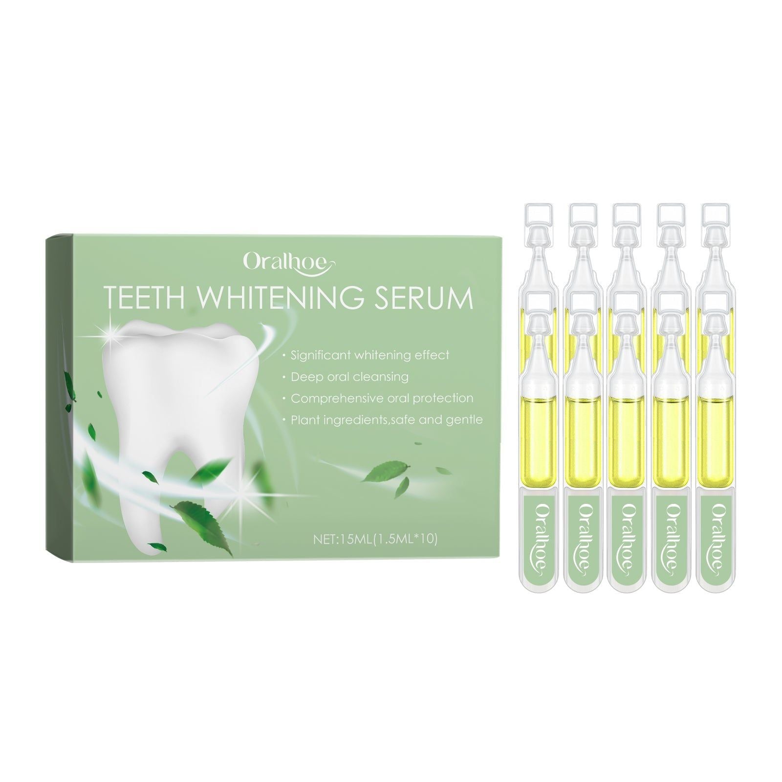 Brighten Your Smile with Teeth Whitening Serum, Remove Stains, Fresh Breath ,1.5ml*10pcs