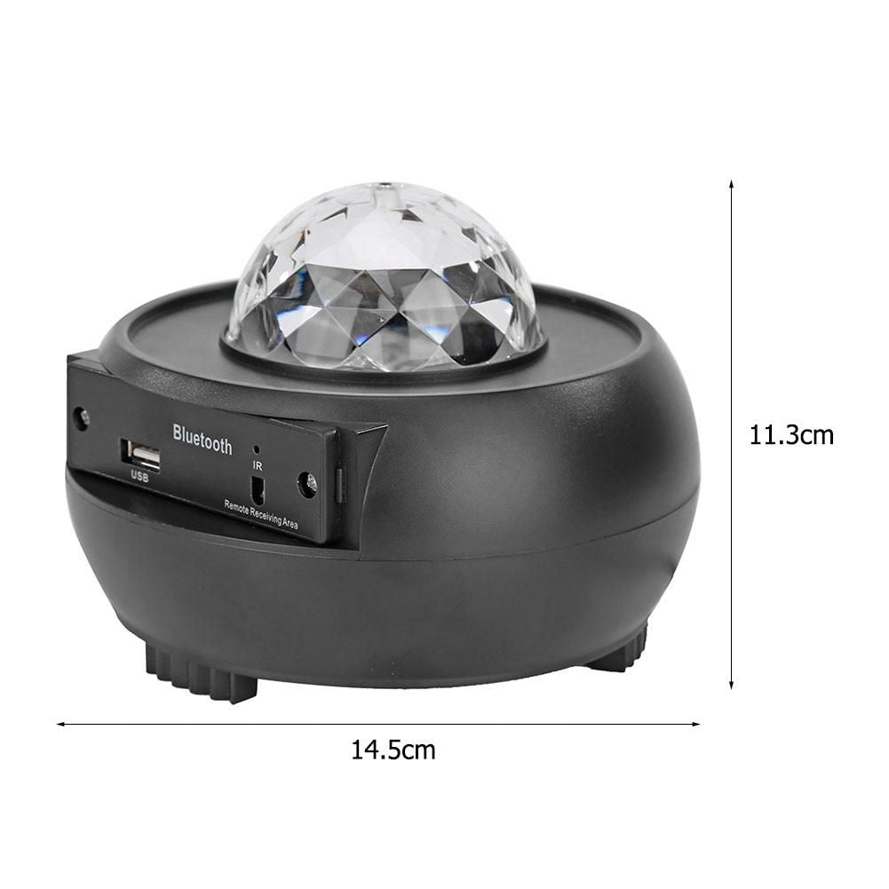 LED Star Light Projector  BT Music Player Galaxy Starry Night  Ocean Wave Lamp