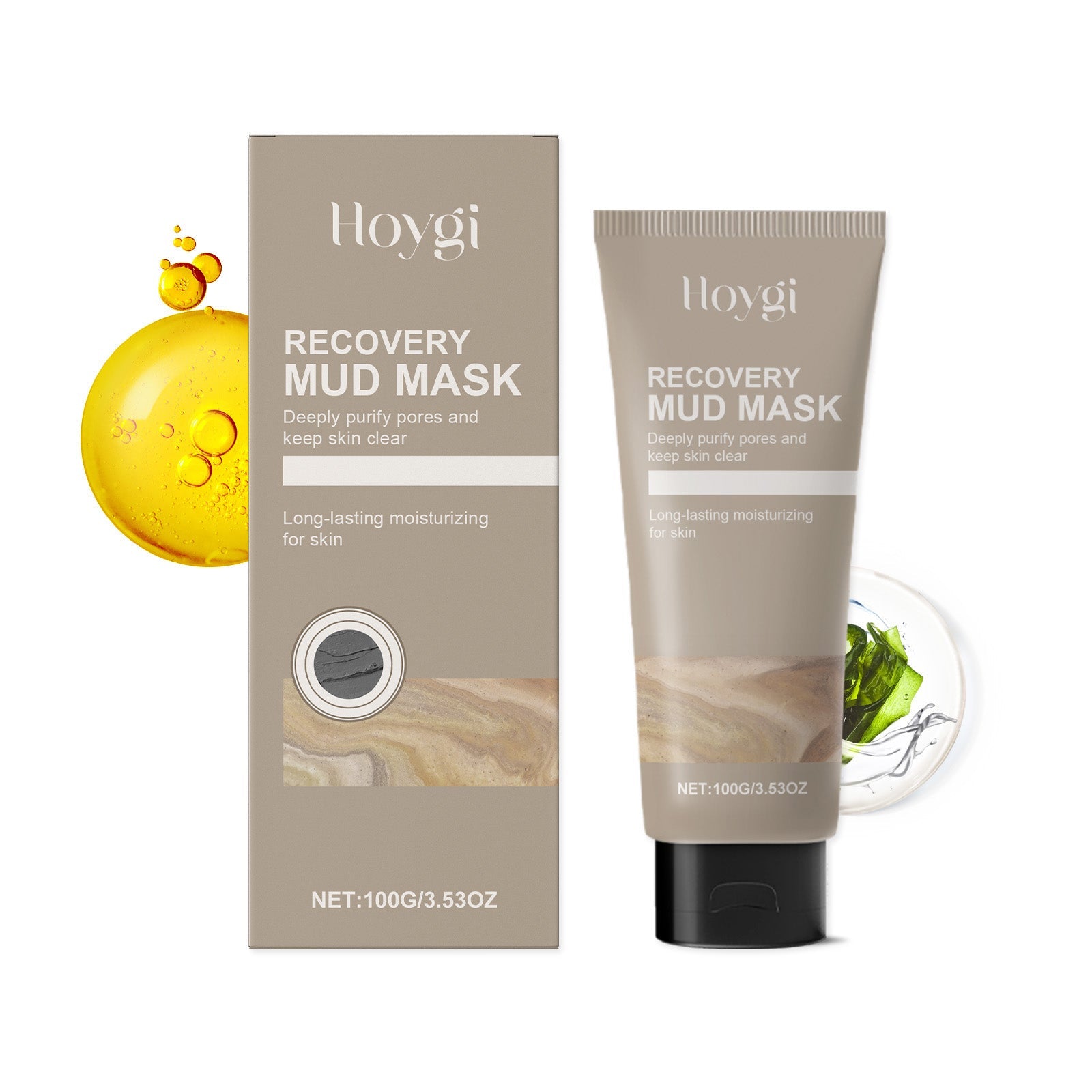 Clear Blackhead Removal Mask, Deep Pore Cleansing, Hydrating, Gentle, Acne Treatment ,100g