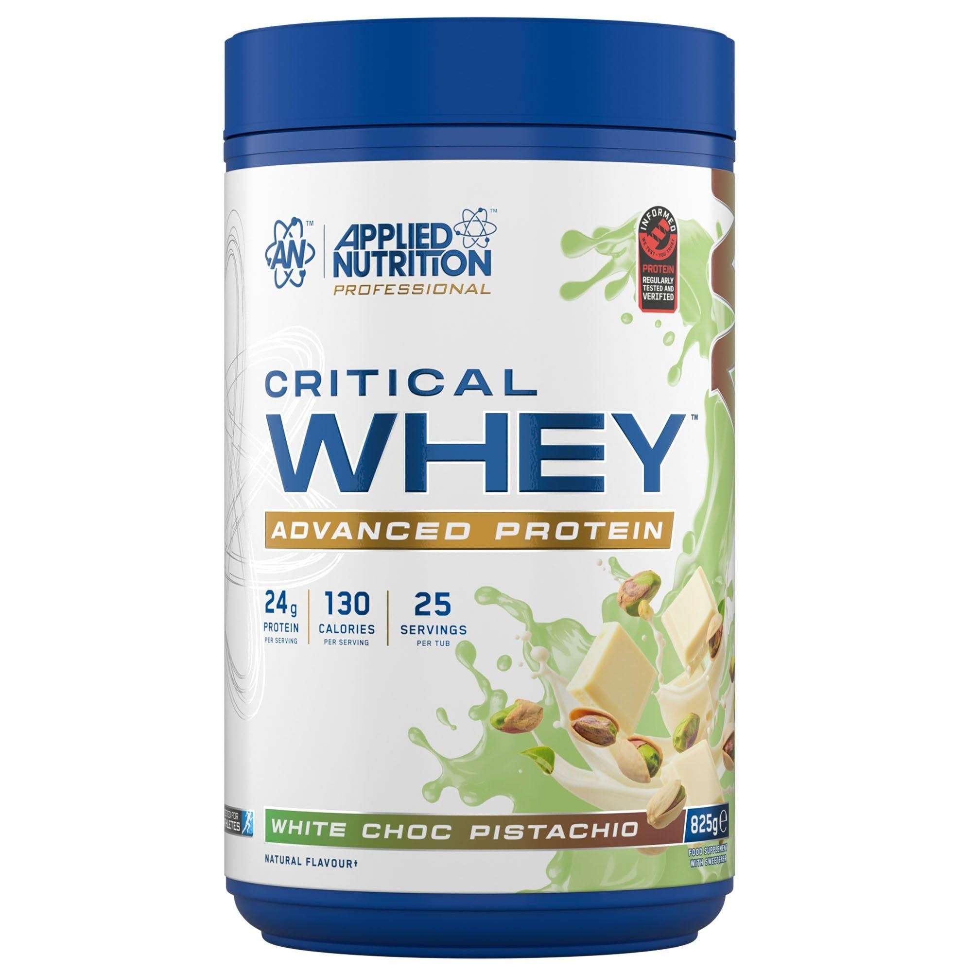 AN CRITICAL WHEY 825G WHITE CHOC PISTATIO