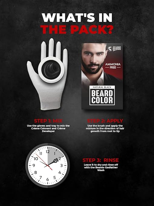 Beardo Beard Color Black 60ml