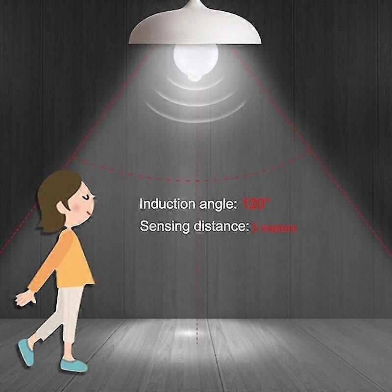 E27 Smart Sensor Night Led Light Bulb Smart Pir Motion Sensor Lamp For Stair Toilet Porch Garage Balcony Bathroom