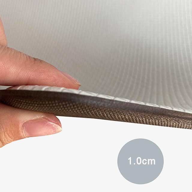 8mm Thickness Anti-Fatigue PVC Kitchen Mats 2Pcs/Set (45x75 + 45x180cm) - Waterproof, Washable Rectangular Floor Mats for Comfort and Durability