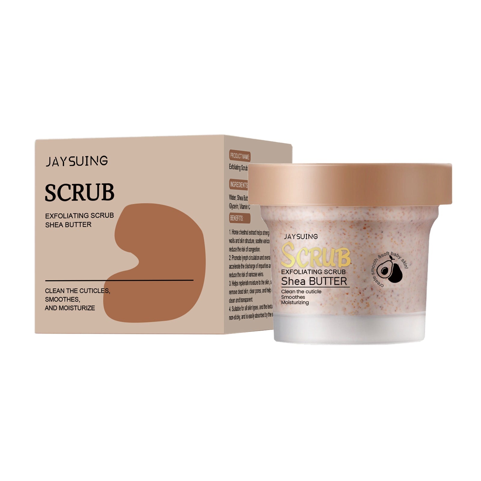 Revitalize Your Skin with Venous Body Scrub, Natural Body Cleansing for Varicose Veins ,100ml
