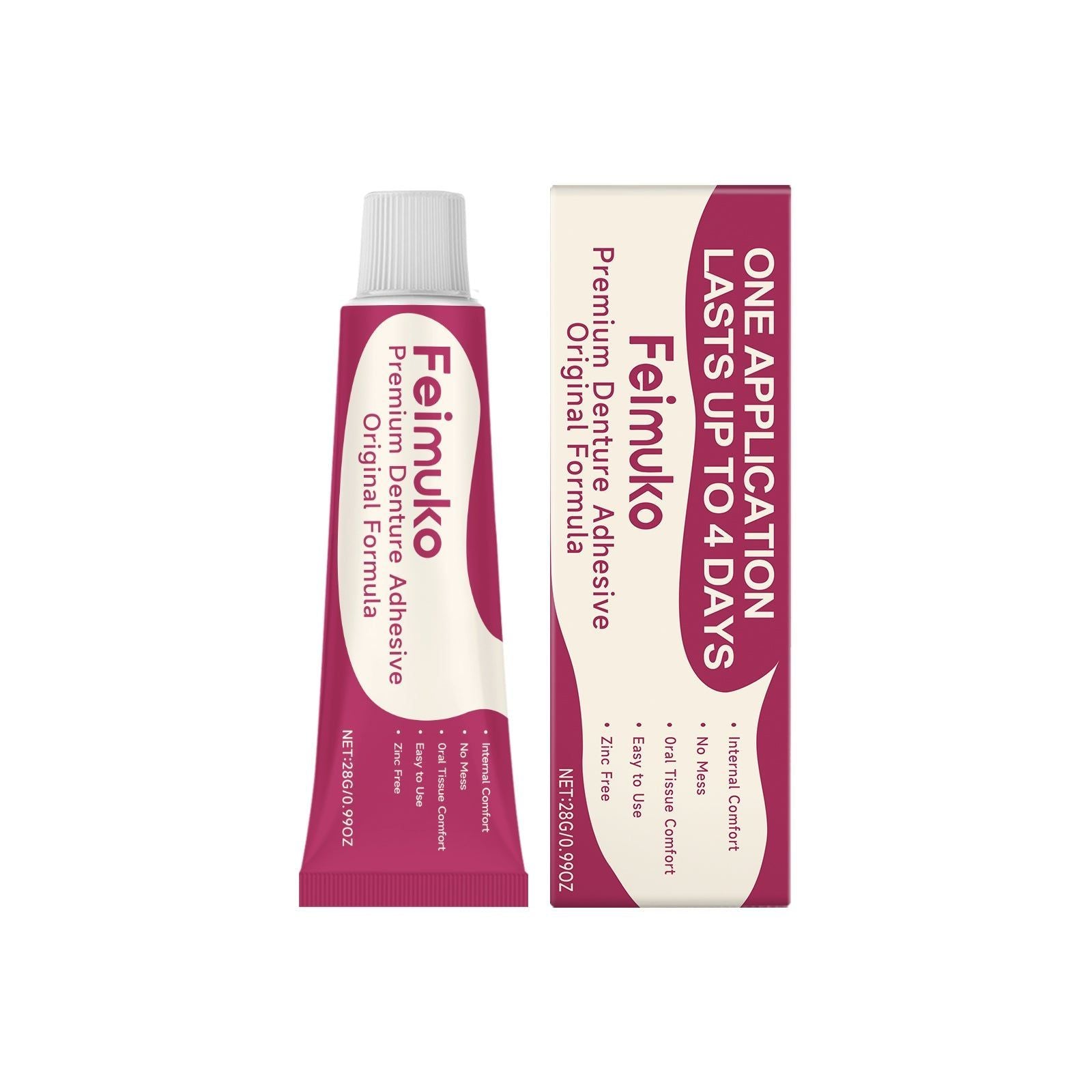 Denture Bonding Adhesive, Long-Lasting, Comfortable Fit, Gum Relief ,30g