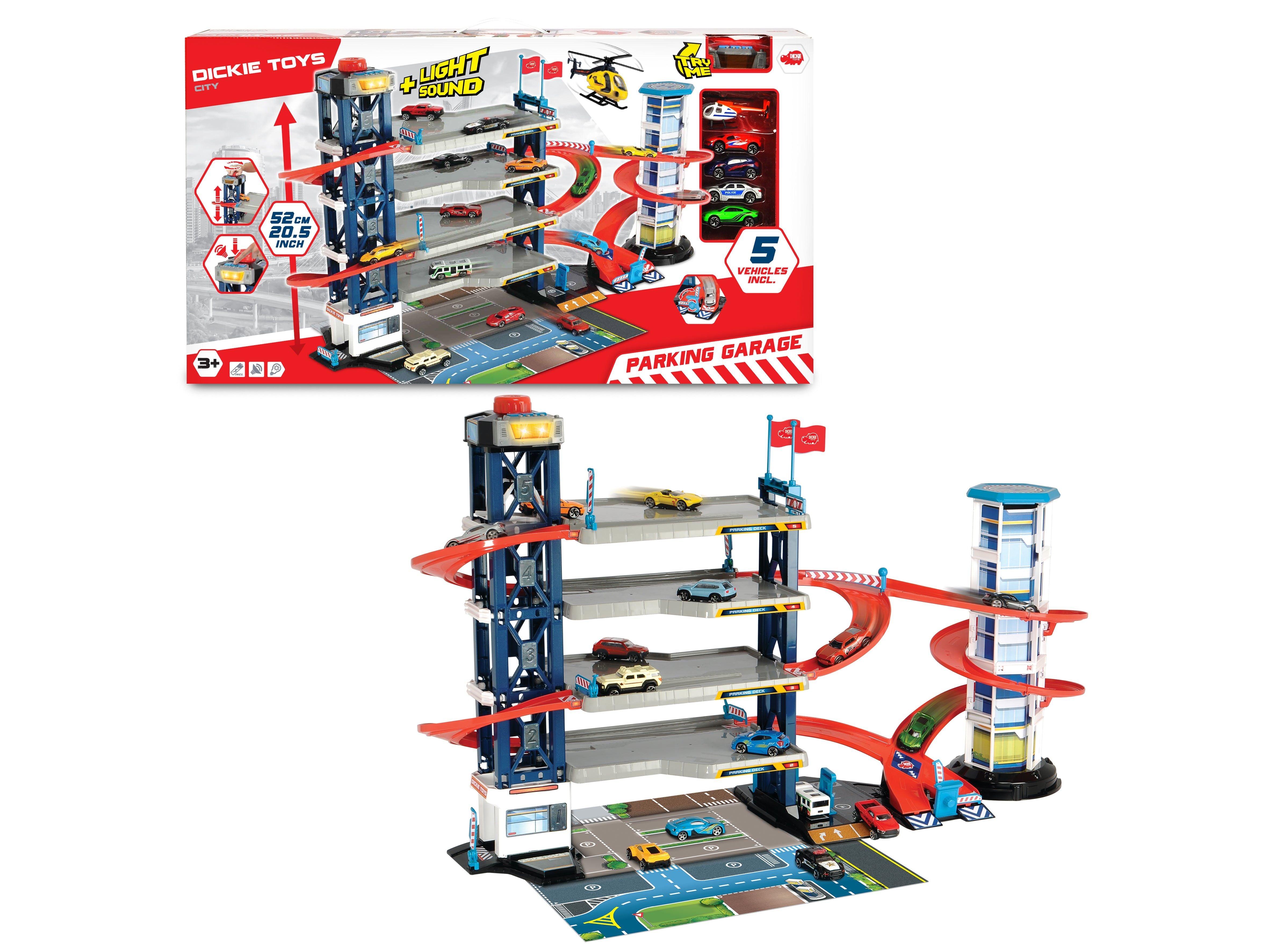 Dickie - City Parking Garage with 4 vehicles