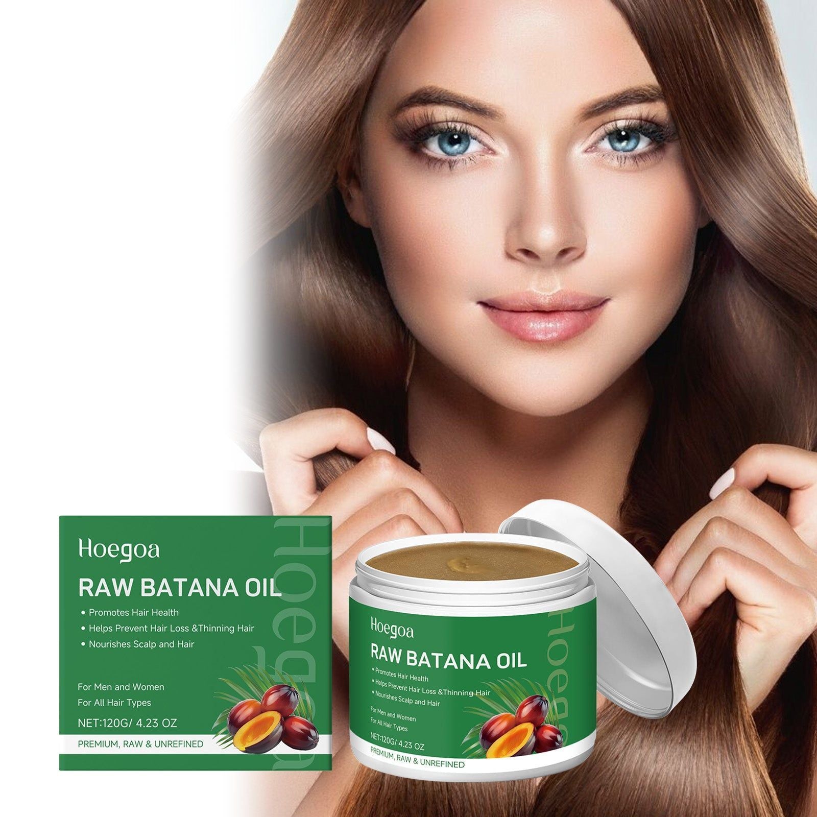 Batana Hair Care Cream, Hydrating, Moisturizing, Frizz Control, Hair Loss Prevention ,120g