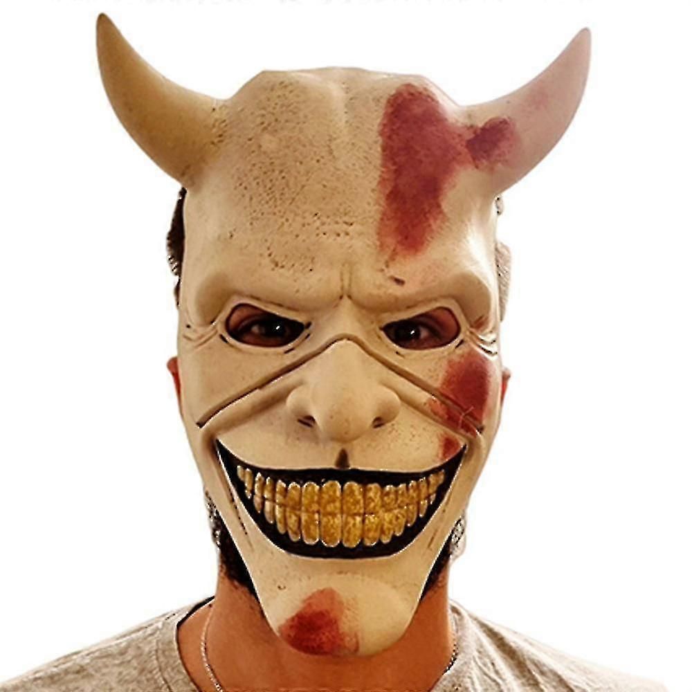 Halloween The Black Phone Horror Movie Latex Mask The Grabber Mask Cosplay Costume Adult Scary Party Prop Fancy Dress Up