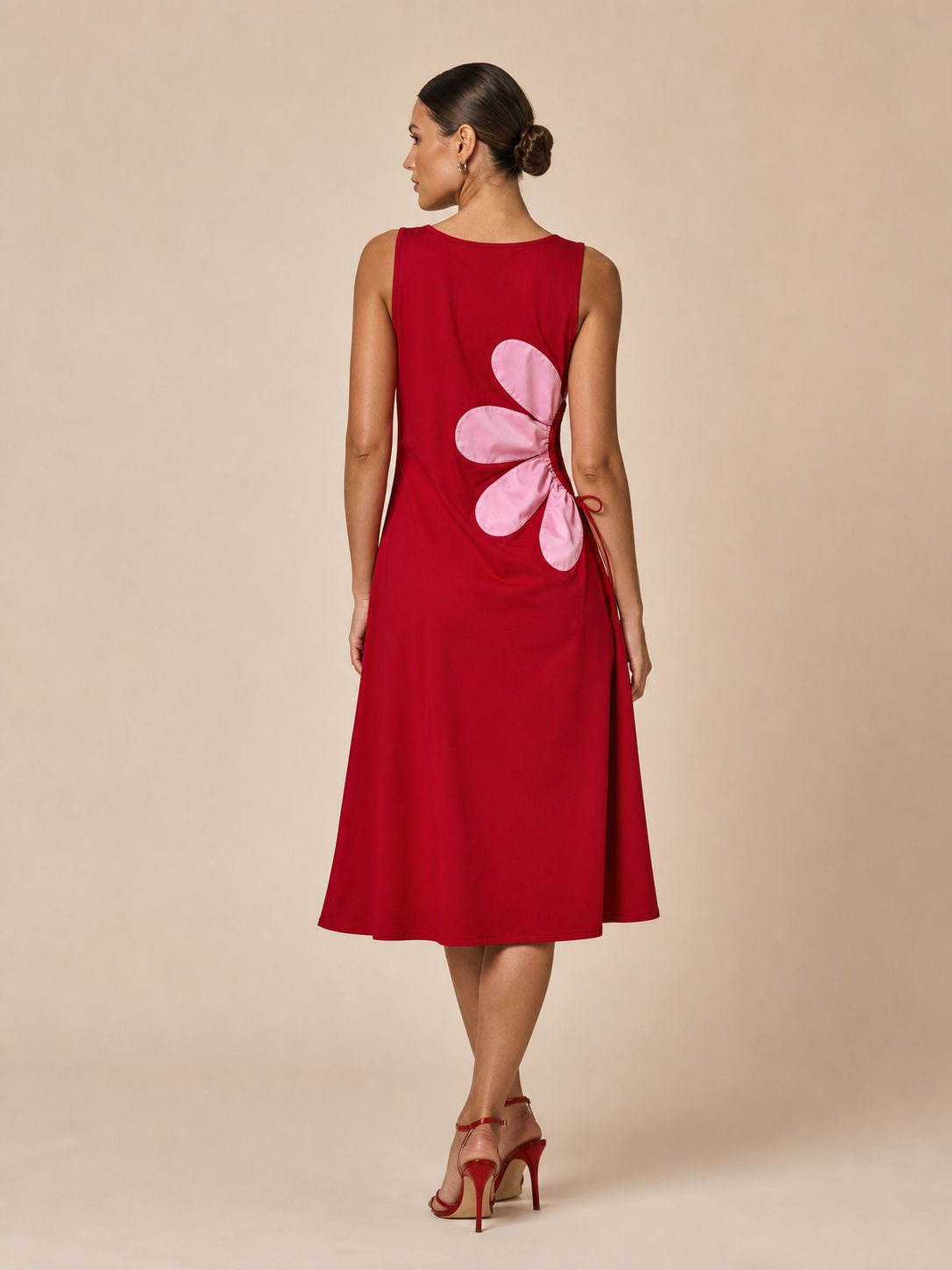 Tendresse Boutique Red Floral Sundress