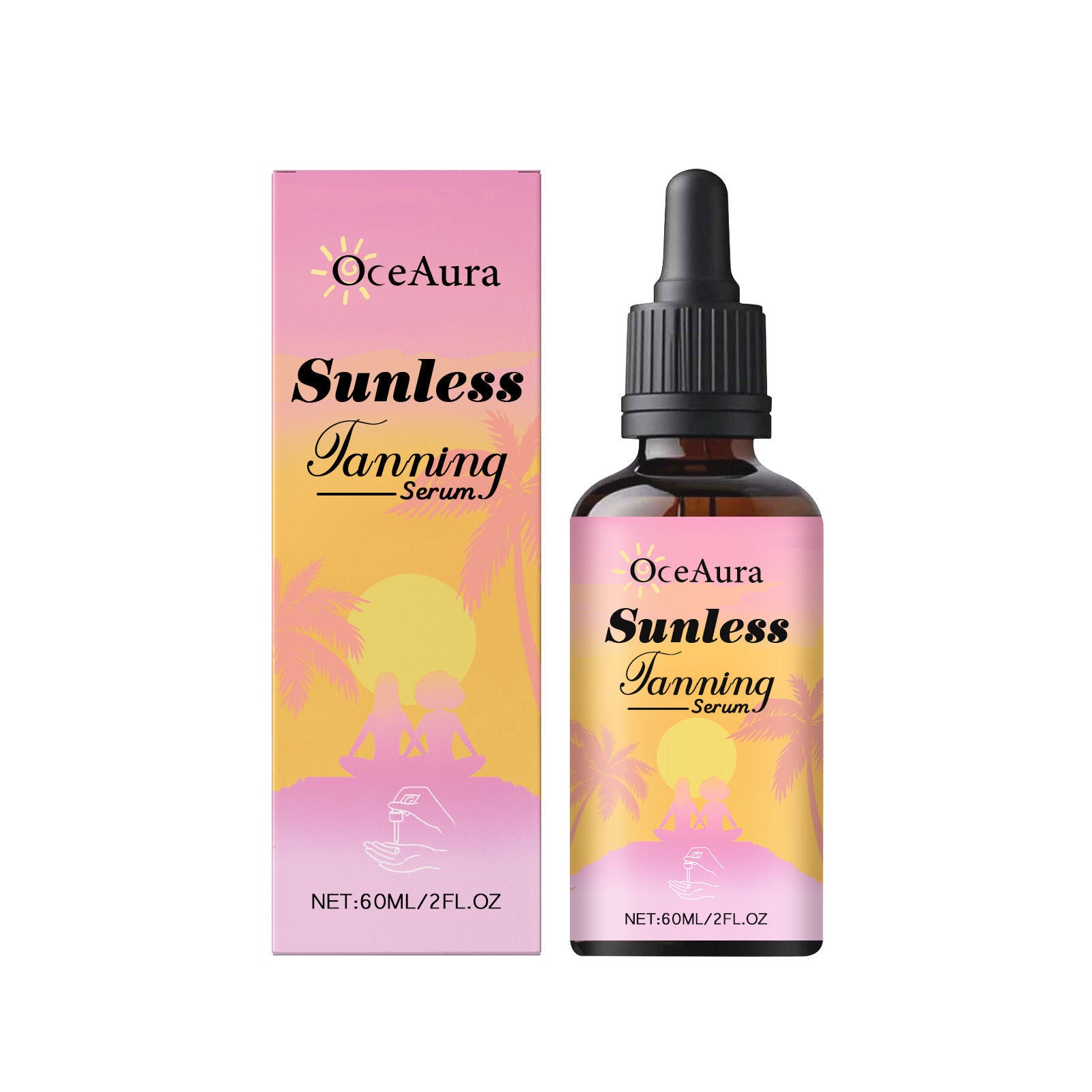 Blackening Boost Essence, Deep Moisturizer, Sun Protection, Brightening Skin ,60ml