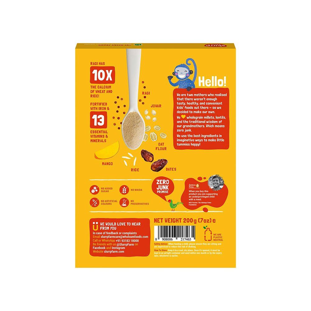 مزيج "سلورب فارم" من الراغي والأرز والمانجو مع الحليب