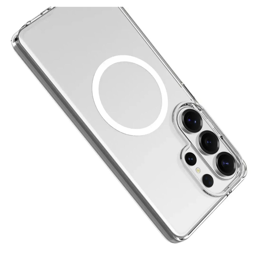 Levelo Allure MagSafe PC Hard Case For Samsung S26 Ultra, Transparent