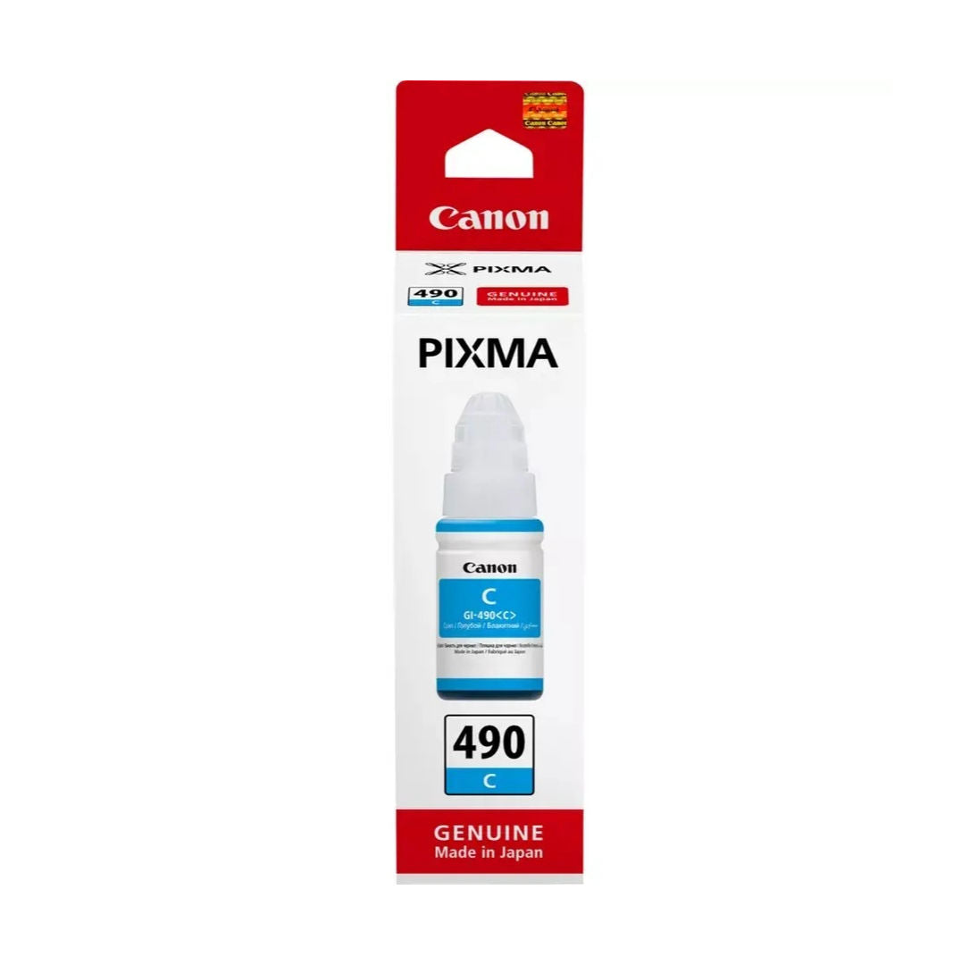 Canon Pixma 0663C001 GI-490 Genuine Ink Bottle Cartridge
