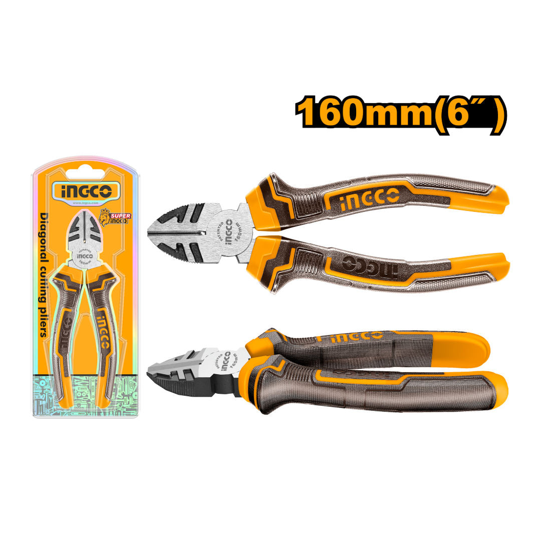 INGCO Diagonal Cutting Pliers, 6"