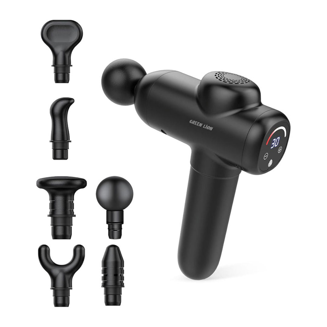 Green Lion Wave Massager Gun, Black