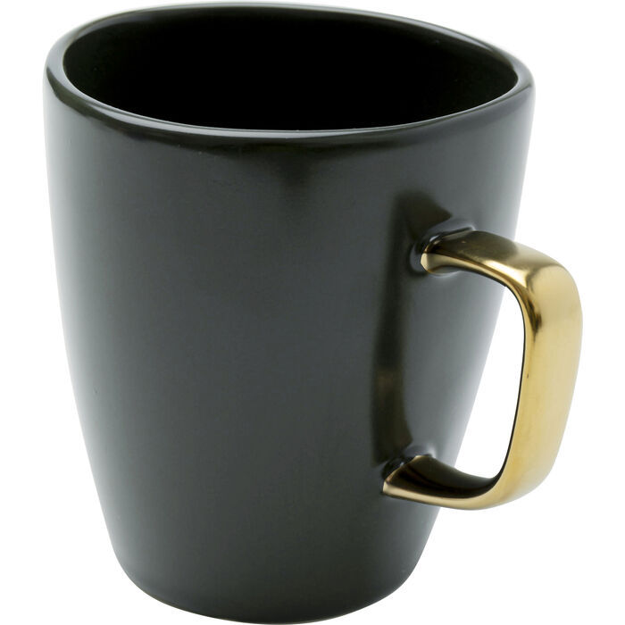 Cup Vibrations Textured Ceramic Cup, Black