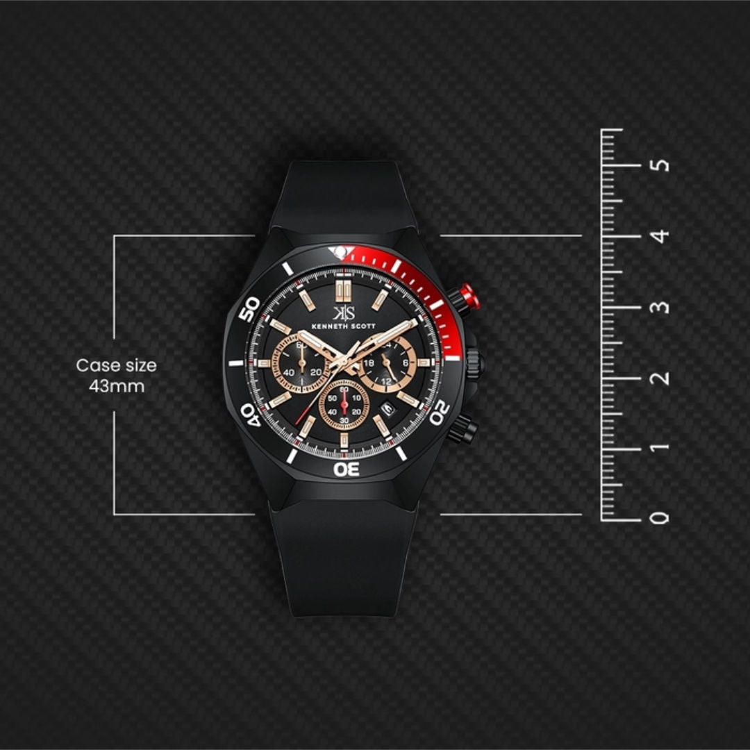 KENNETH SCOTT Men's Chronograph Watch, K26116 Series