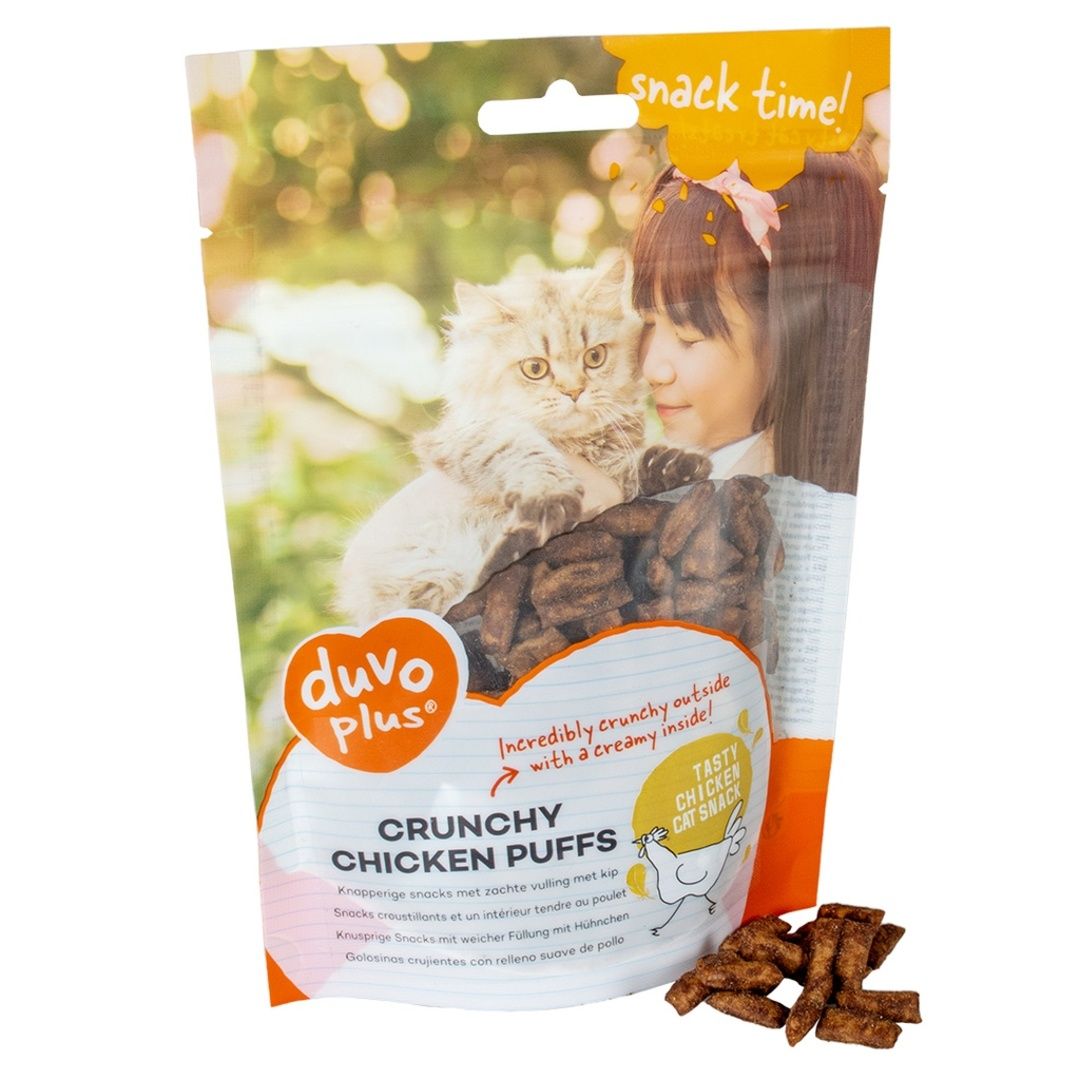 Duvo+ Crunchy Puffs for Cats, 50g