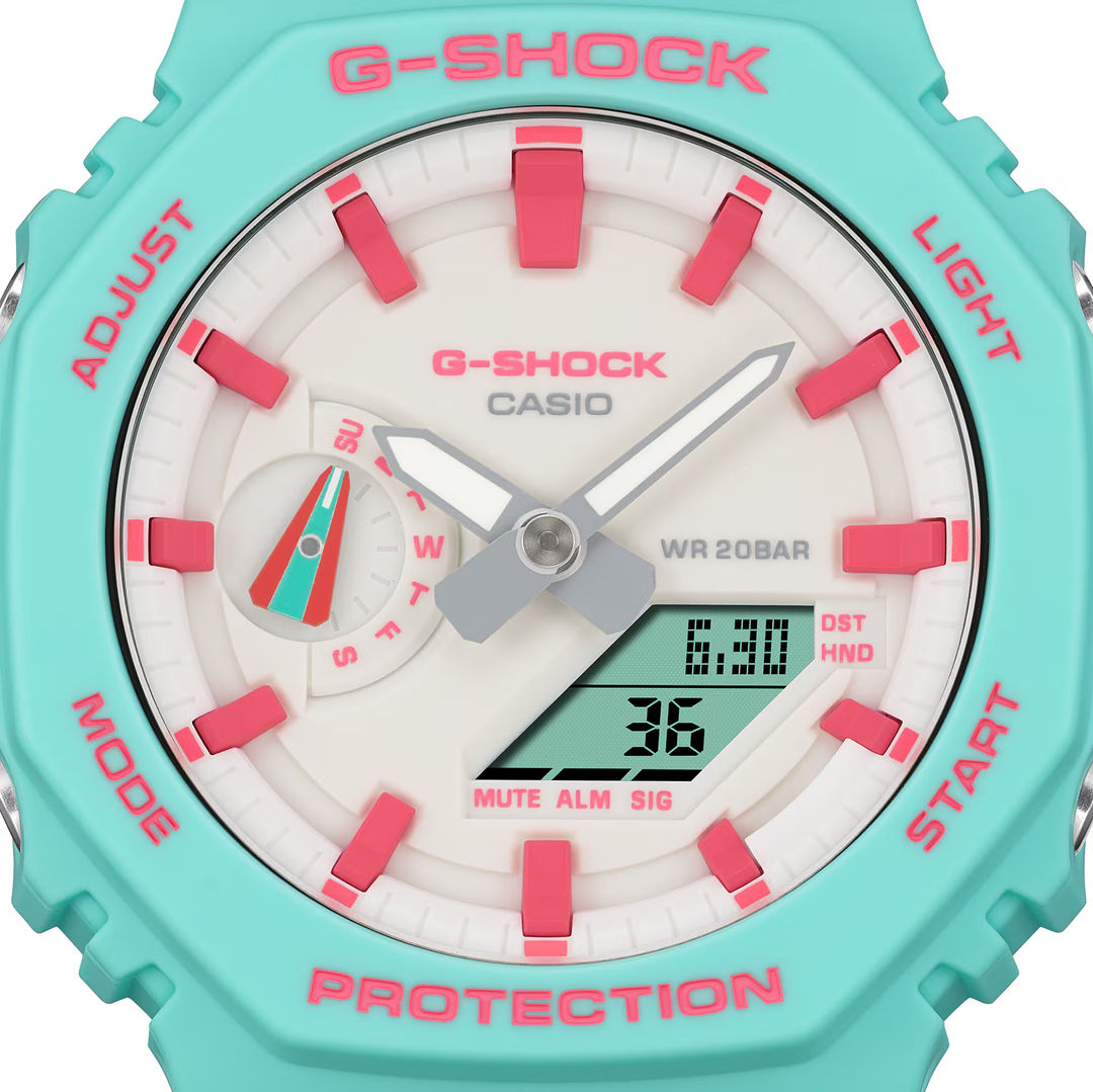 Casio GA-2100RB-3A G-SHOCK Analog-Digital Watch
